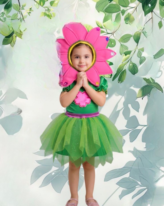 Disfraz de Flor Fucsia